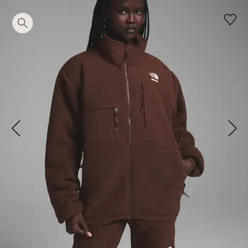 THE NORTH FACE X SKIMS 1995 RETRO DENALI FLEECE JACKET LIMITED EDITION: COCOA M